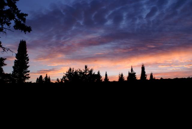 The sunset on Friday was spectacular, as was the weather all weekend.