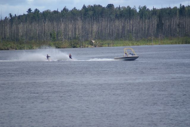 There were plenty of long runs despite weed related boat power problems.