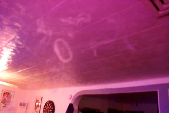 smoke rings...