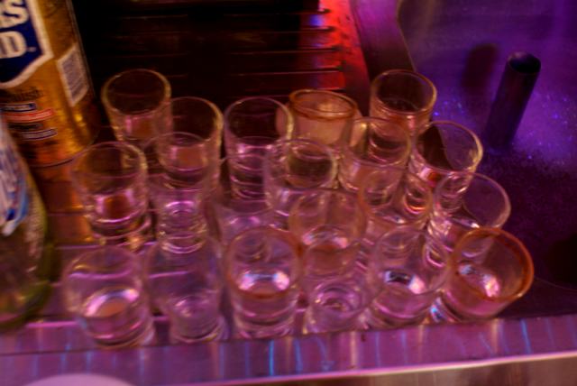 By 11:30 PM, cigars were nubbed and no one was thirsty anymore.