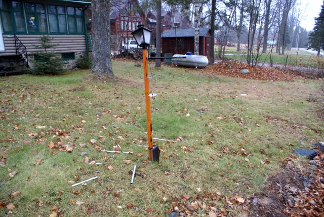 Not even wind chimes were spared.