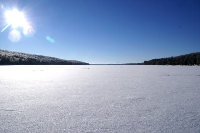 We had not been up to the lake since November.  Lake Lucerne has changed a wee bit in the past 6 weeks.  A lot more ice, snow and cold. We should have another 2 weeks or so of winter at its worst.  If you are planning to visit, bring a hat.<br><br><br>-Nemo brought a hat