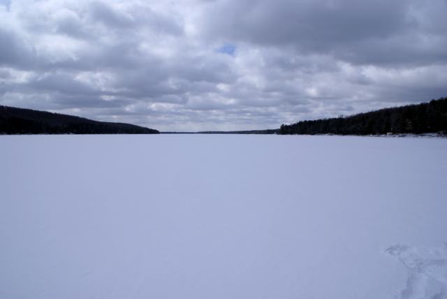 I hate Second Winter.  There's about 4 inches of fresh snow on the lake with another heavy foot or so possibly arriving Tuesday night.  Yeah...no wait, boo.  Hiss.  Someone get a hook and pull Winter off the stage.  It looks like there will be another week of sapping added to the already extended season.<br><br><br>-Nemo, instead of cursing the cold, lit a candle.  A "snow devil" blew it out.