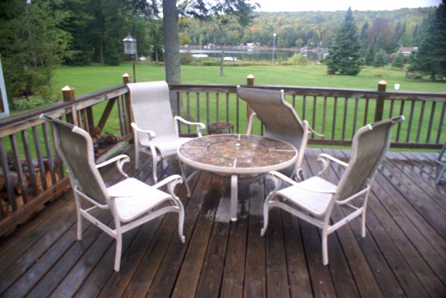 There was evidence of wind and weather observed upon our arrival to the northwoods.