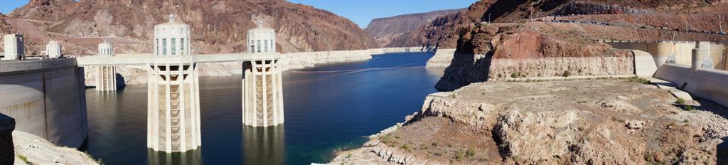 It could be noted that Lake Mead is low.
