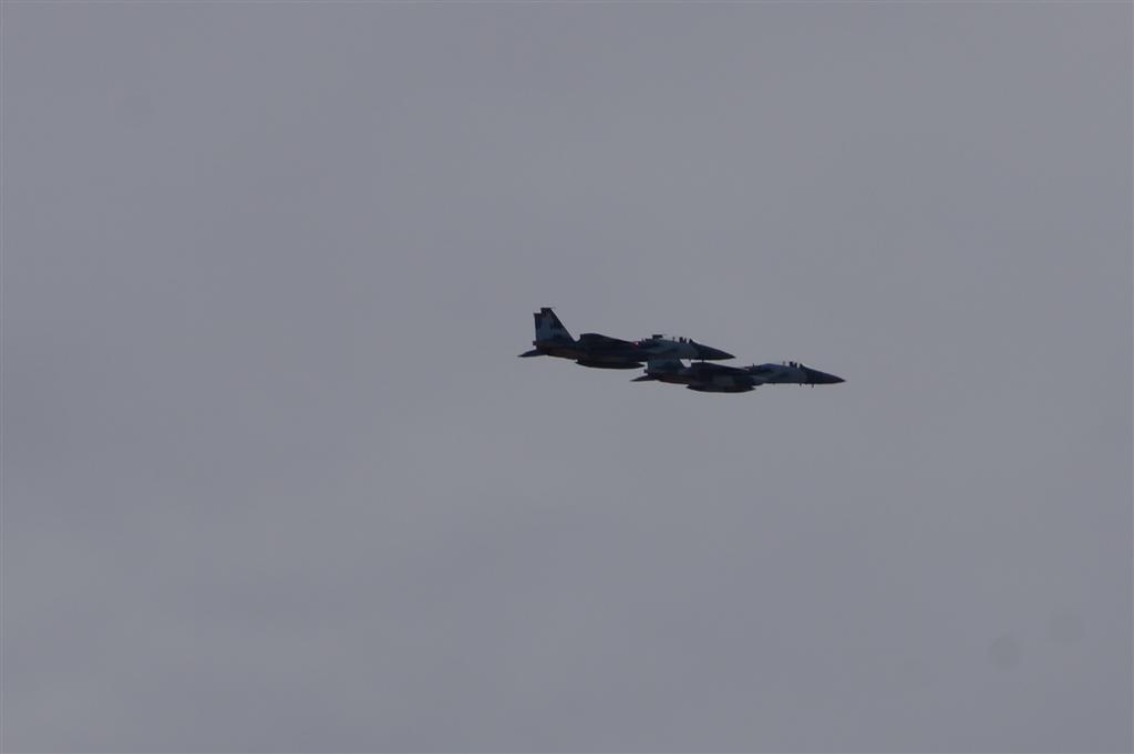 While driving away from the strip, the sky was somewhat Tomcat-y