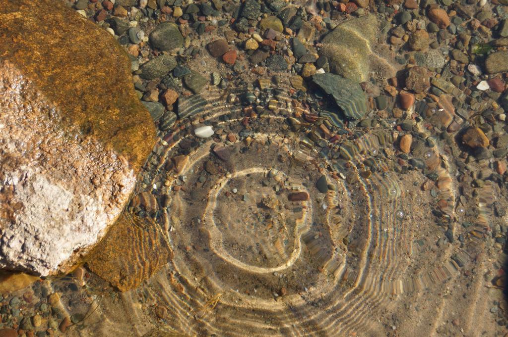 The dive was less than 10 minutes, the water was really cold.  The wet suit has a few bad seams.  Back on the shore, items pulled out of the water and overhangling the lake were dripping circles.