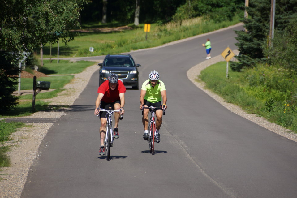 The O'Keefe triathlon was held during one of the nicer mornings this year.  I forget who won, but nobody died.