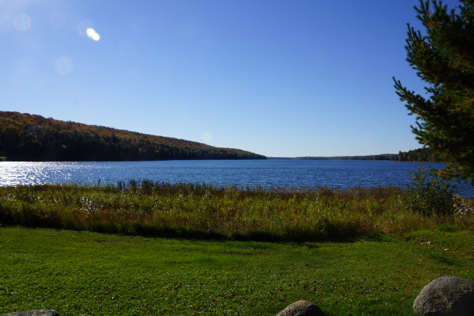 So far Fall on Lake Lucerne is bearing a striking resemblance to early June.  It's been sunny with the air temperatures at about 70°F during the day and around 50°F most nights.  The water is holding at 67°F.  If not for the 6:45 PM sunsets and wrong leaf colors, you would be hard pressed to find a difference between first June and now.  If seasonal history is any guide, that will be ending soon.  So now it's time to get in those last ski runs and pick out a pumpkin or two for pumpkin carving weekend (October 12, anytime after 6:00 PM, byop).<br><br><br>-Nemo, keeper of a cord of campfire wood.