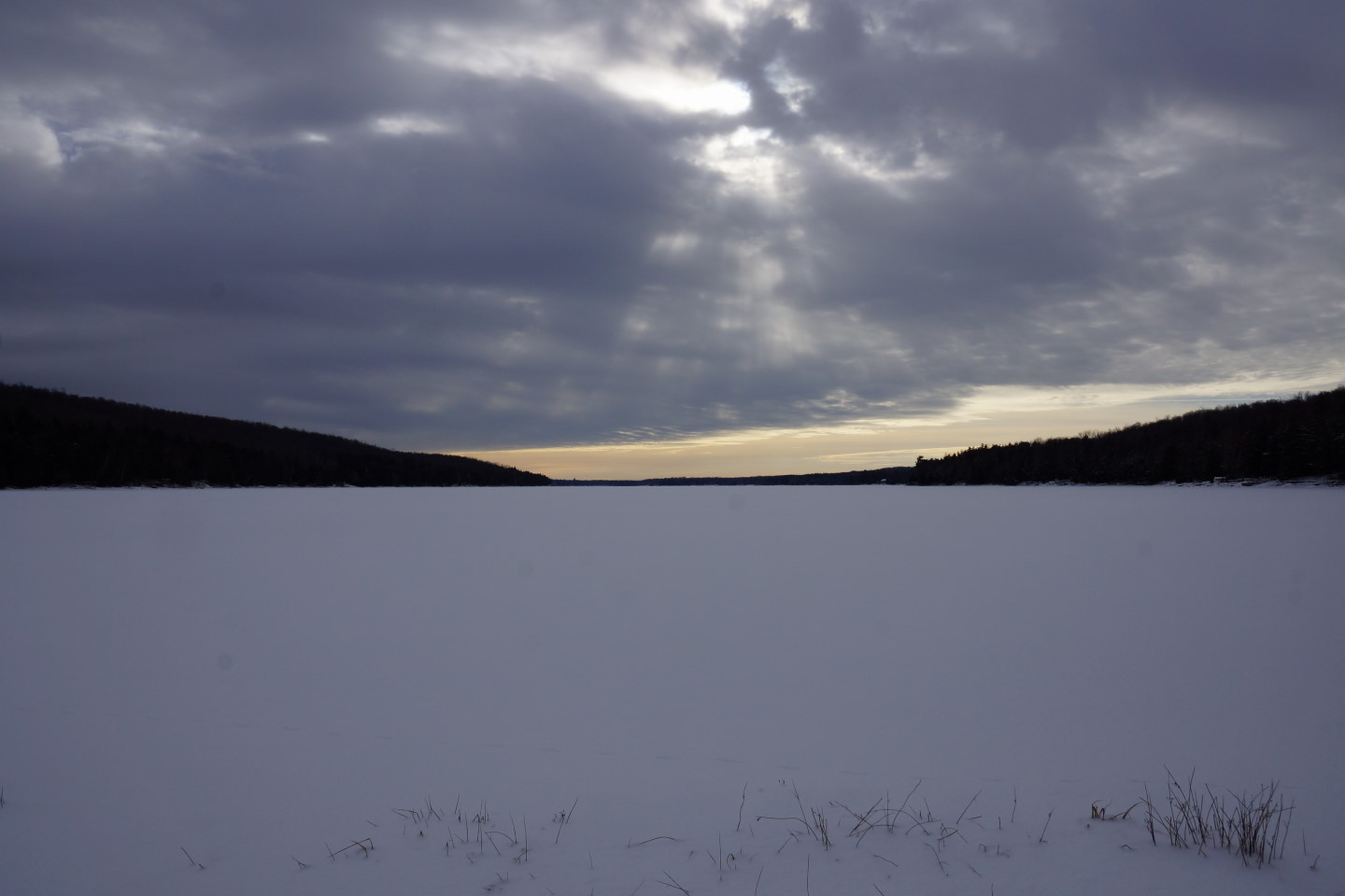 It was cloudy, cold and a little snowy this week, but by the end of the week, the days were getting longer!
