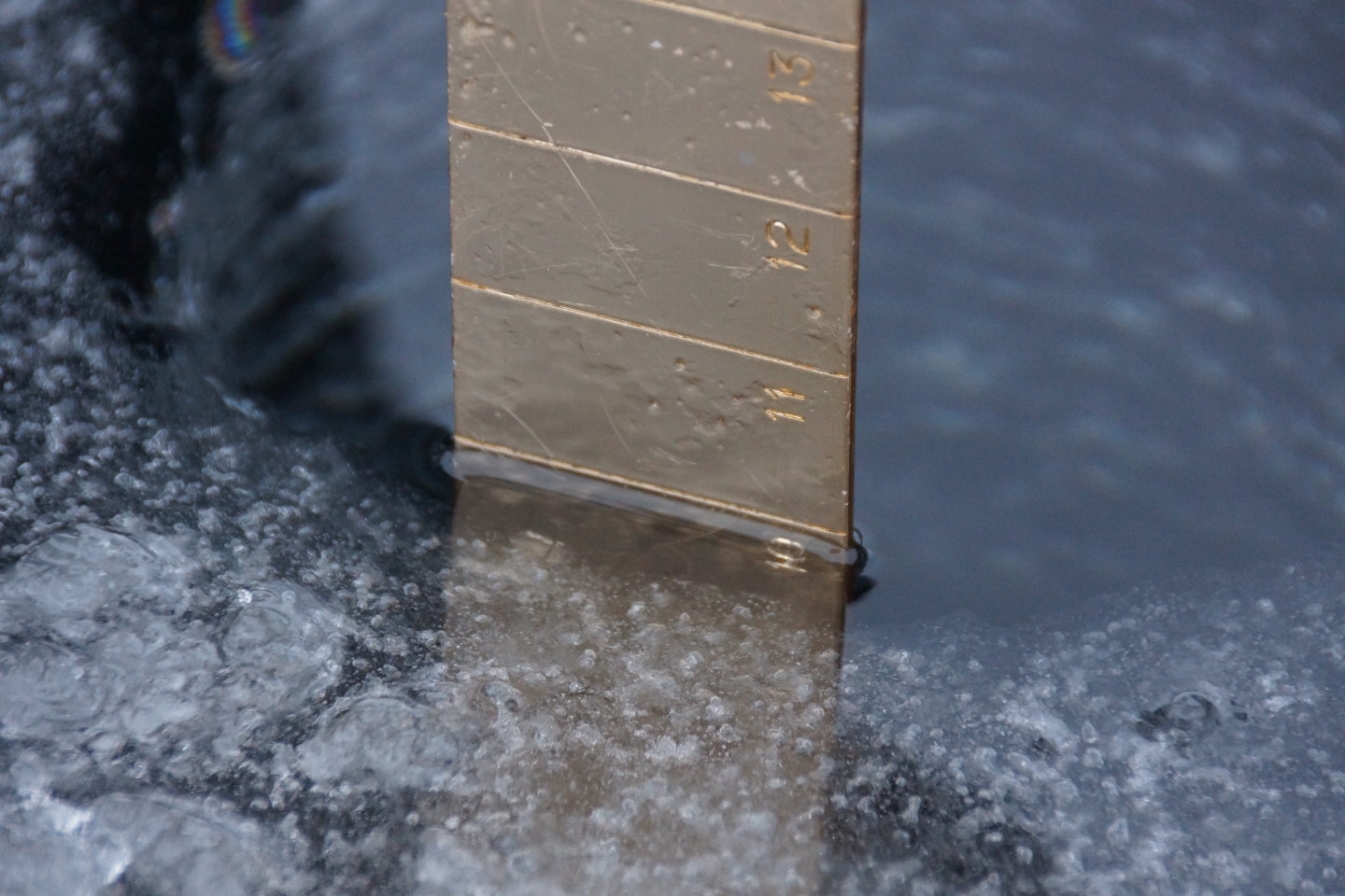 Ten inches of quality ice for those that require more quantified descriptions.
