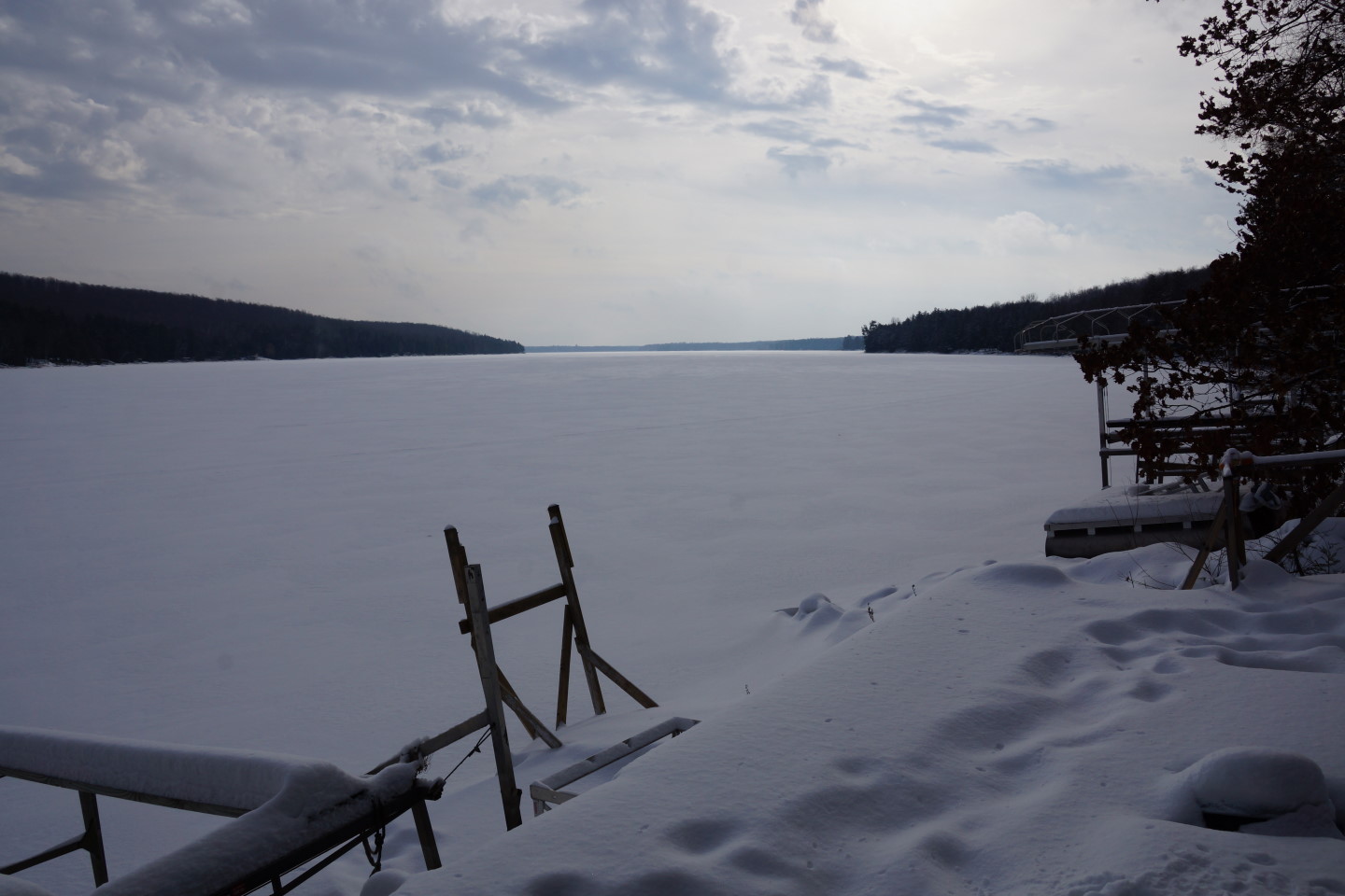 The week started off with the cold we have come to expect during Deep Winter.  I don't think we'll ever get used to it though, being warm blooded and all.