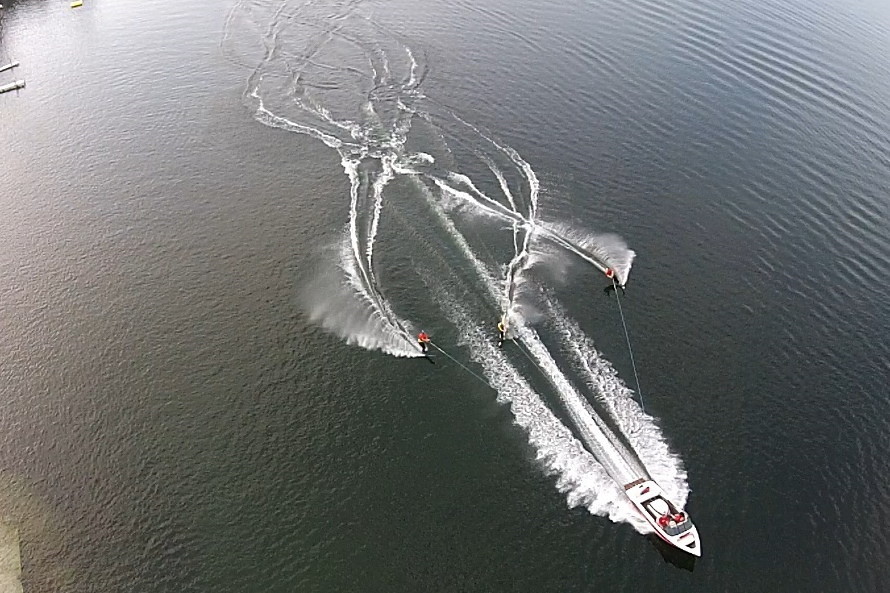 Ski shows are being held every Monday and Wednesday at Water's Edge. They are getting stronger as the Summer goes on.