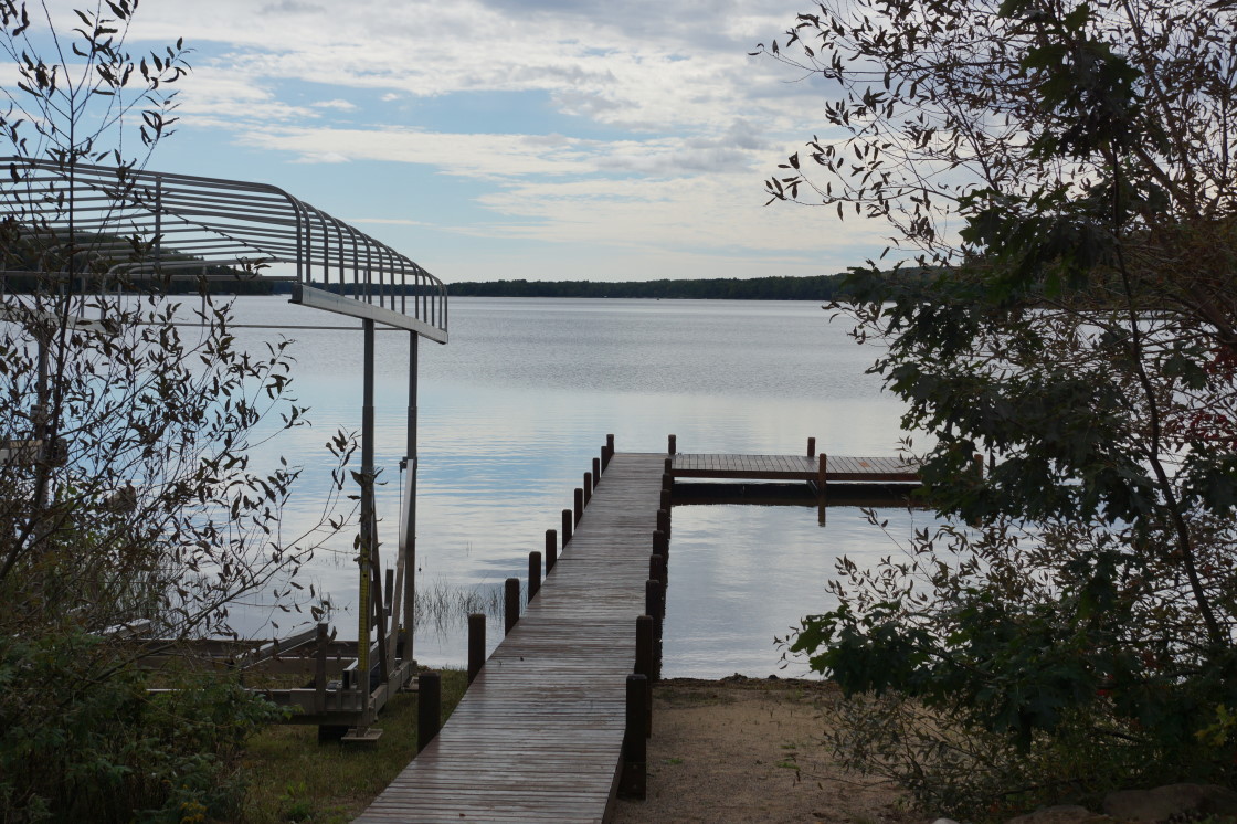 Around the lake, many lifts were pulled. Some piers, too.
