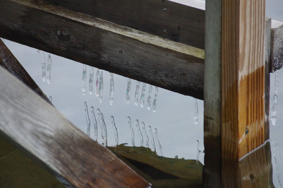 There was some localized freezing on Lake Lucerne if you looked closely.