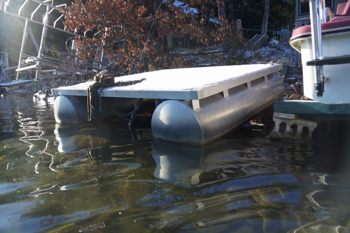 The last raft is out of the water. 