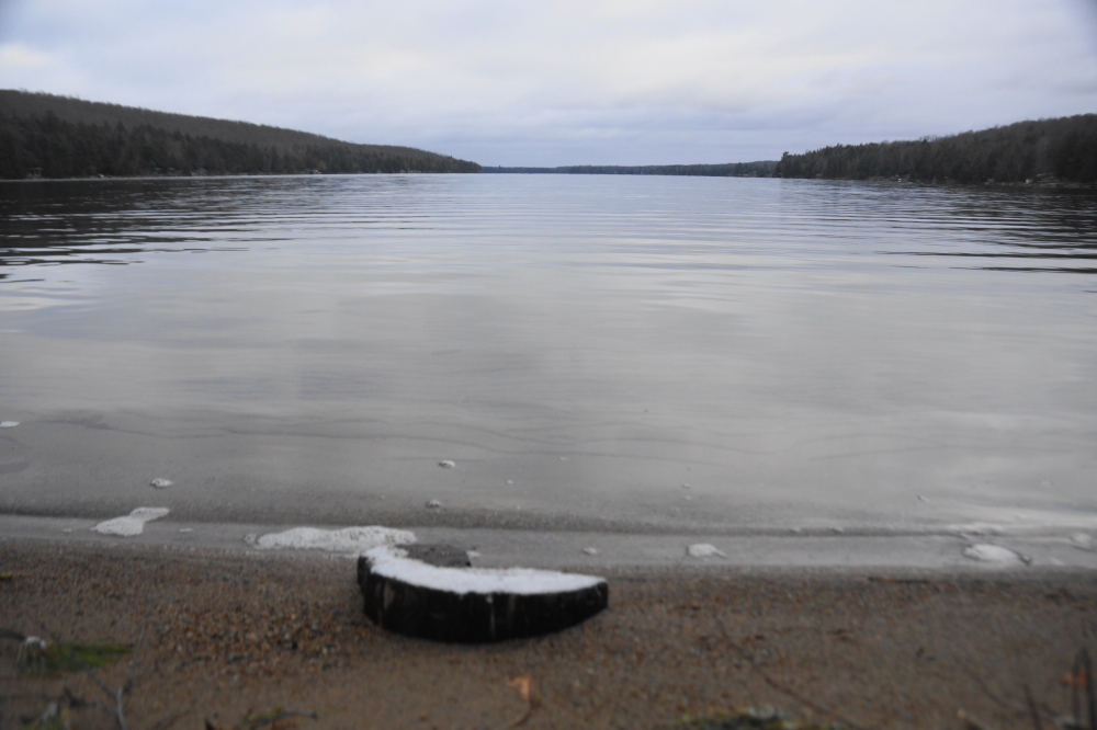 No ice yet, but the mid-April feel is gone. The forecast for next week includes a lot of ugly, deep Winter cold. There will be ice before next weekend. Will it cover the lake? Maybe. It's getting really cold.<br><br><br>-Nemo: Shovel, Shiver, Repeat...