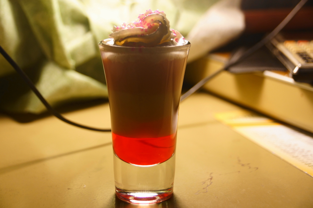 Meanwhile, back at the bar, Mixologists are combining elixirs and creating extraordinary shots and cocktails.  Some with tequila. Some with sprinkles. And some with both!