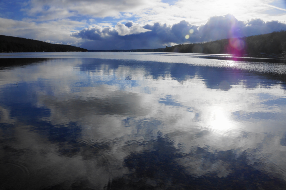 Thursday was the last day the shore was mostly ice free.
