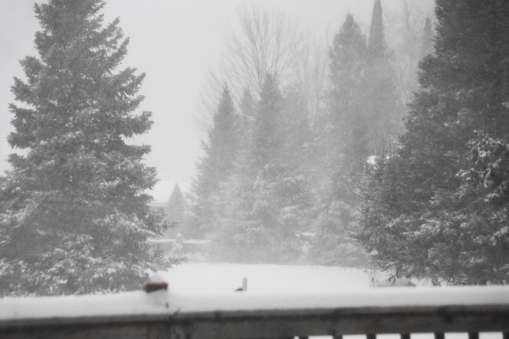 On Friday it snowed.