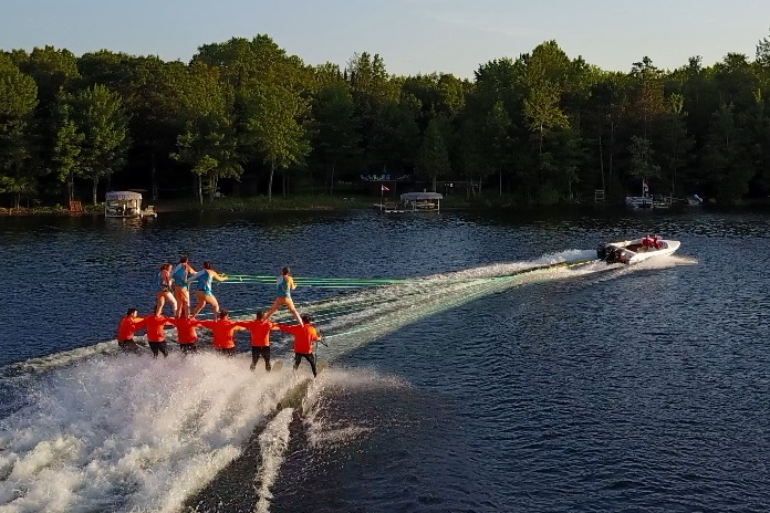 Monday's ski show included lots of sun and all 21 planned acts.