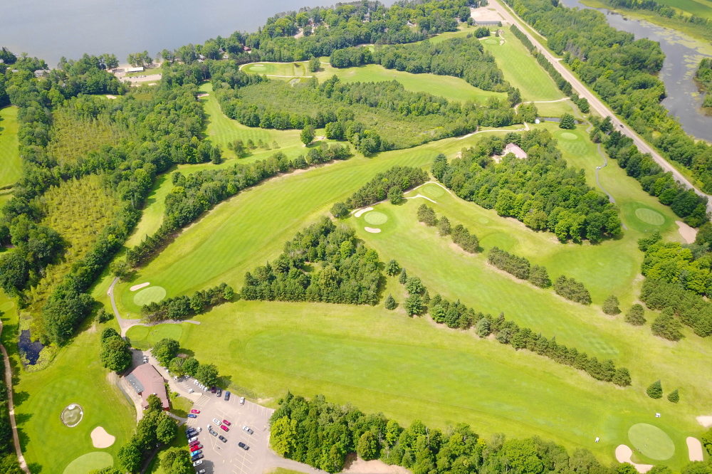 NCC held its club championship over the weekend. The final men's round finished fine but the women got caught in a freak, highly localized Summer storm and was called after just 12 holes.