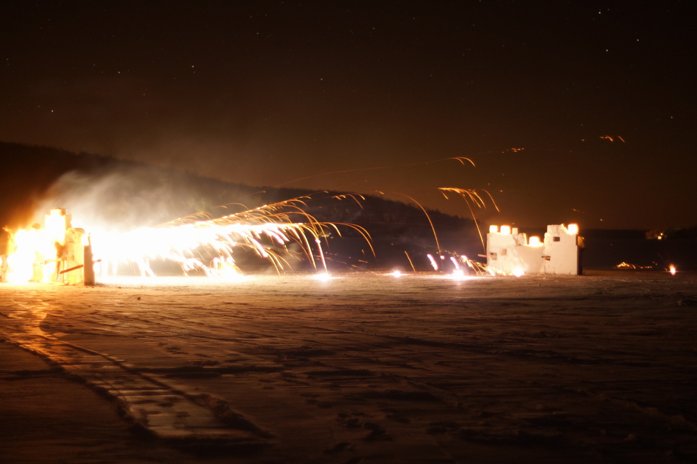 Just over 5,000 rockets were launched in just under an hour.