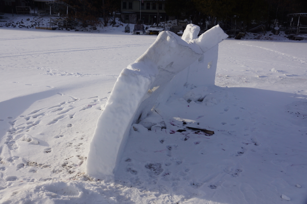 The Northern fort started to noticeably list.