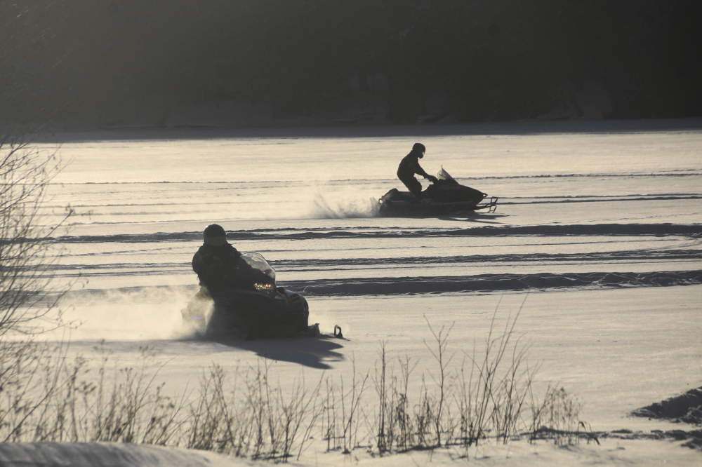 We hit peak snowmobile last week. The sound of revving 2-cycle engines filled the air as sleds tracked up the lakes, zoomed trails, dodged the trees, and pulled into gas stations. 