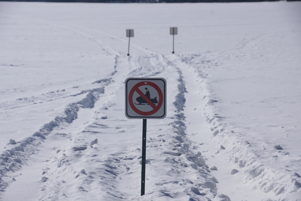 Snowmobiles peaked last week both on trail and on not-trail. If the area does not get more snow soon, watch for those numbers to plummet.