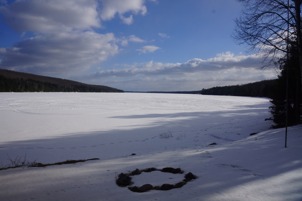 By the weekend, the sun and 45℉ temperatures took almost 3 inches. Still, 25.5 inches thick is close to a half a foot thicker than is normal for this time of year.