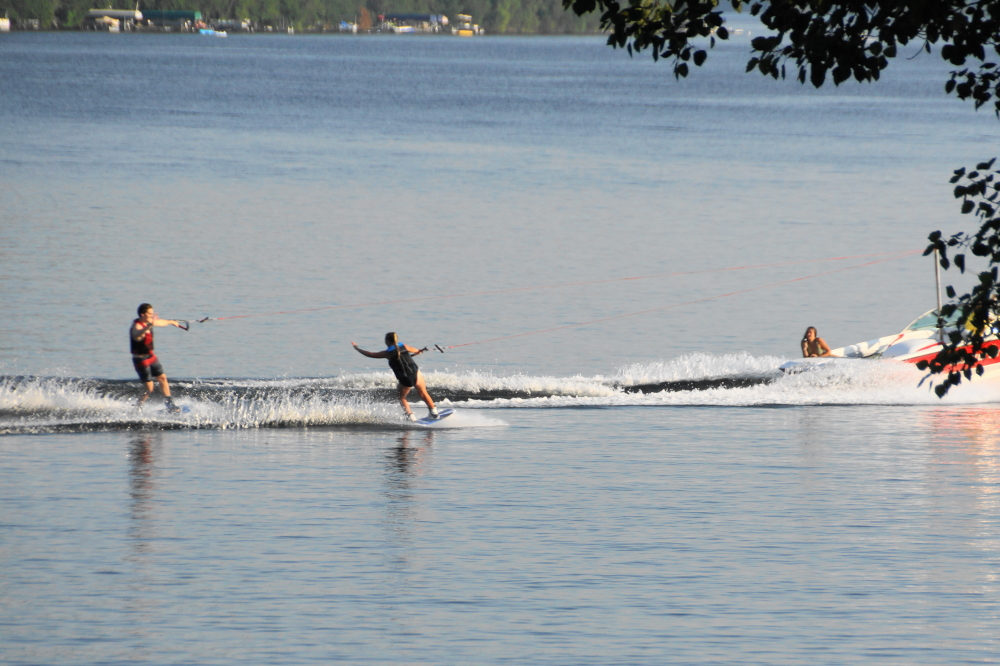 There were more skiers, footers, wake borders, knee boarders, and surfers than ever on the lake last week. There were tubers, too (heavy sigh).