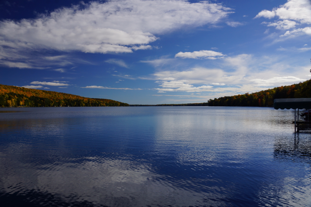 The northwoods hit peak color last week. The air temperatures were described as "crisp" with highs some days not reaching 50°F. Hats were worn. It also rained. 