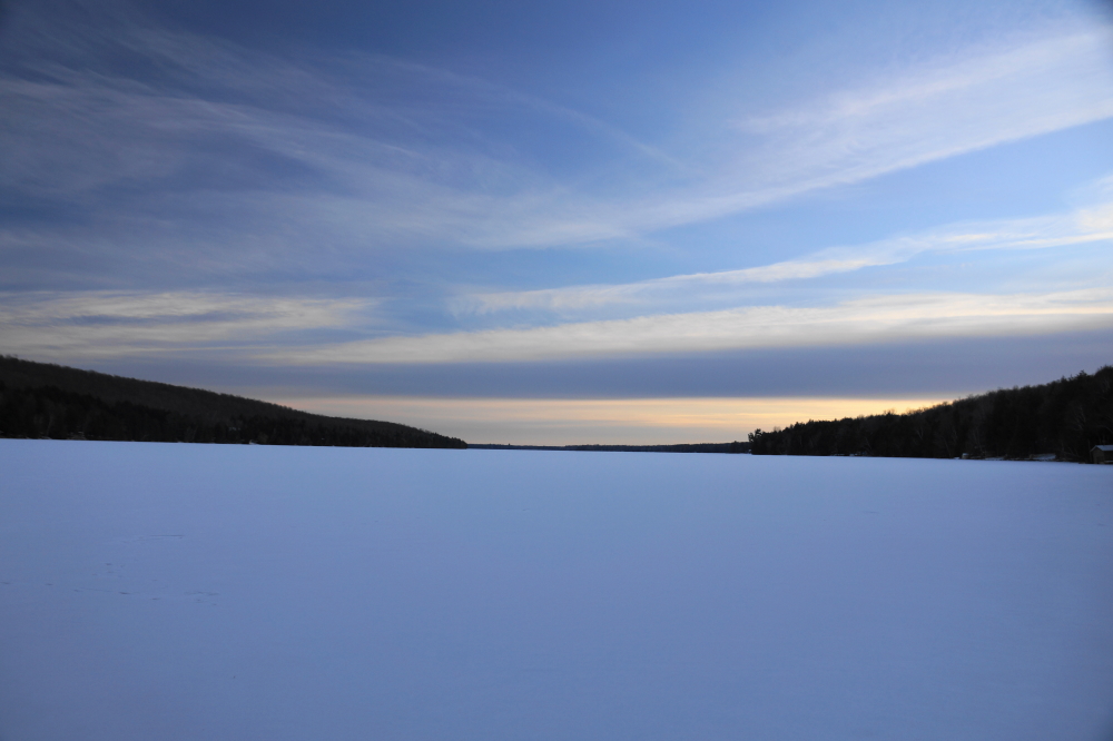Later in the week, the blue was pushed aside for what was predicted to be a shovel worthy event. Supplies were purchased, snowblowers were gassed up, and hot chocolate reserves were checked.