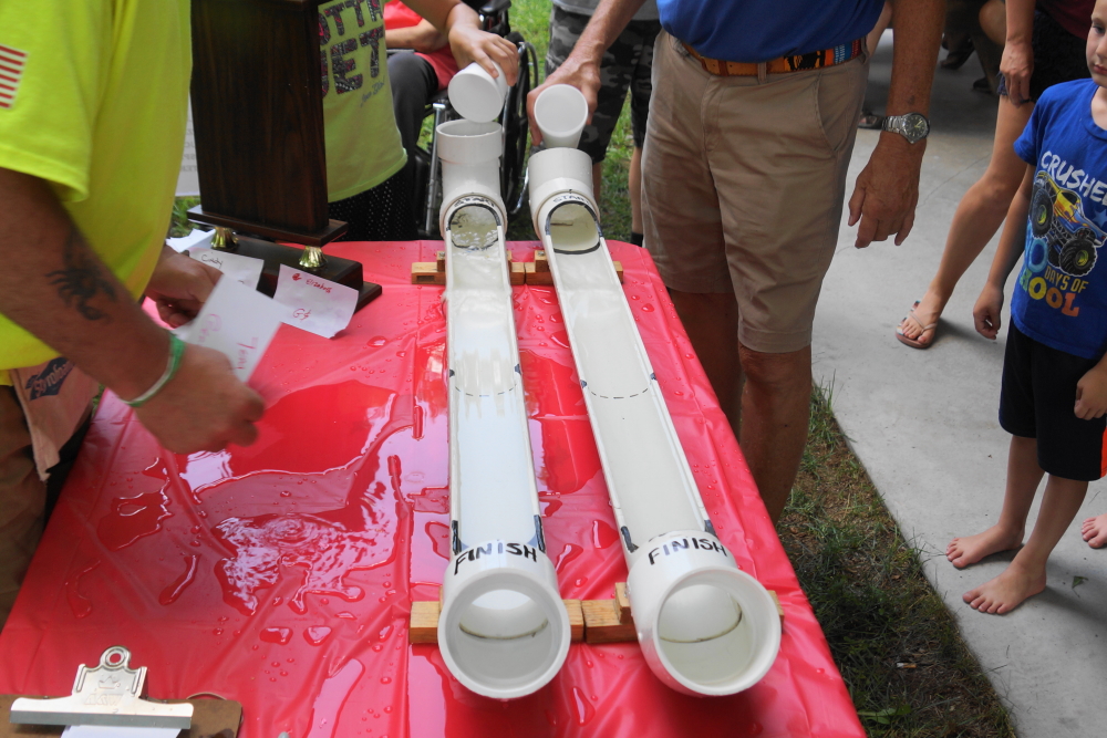 There was also minnow racing.