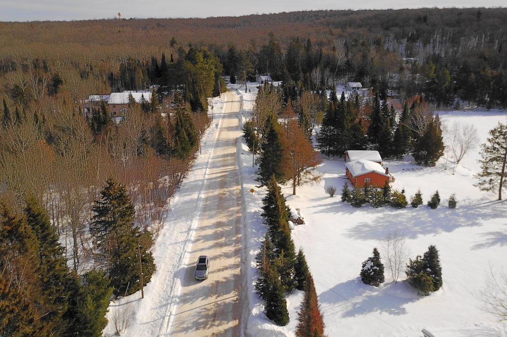 The days had mild temperatures. Nights did not. The result of this dichotomy was frozen hard onto the roads by morning.