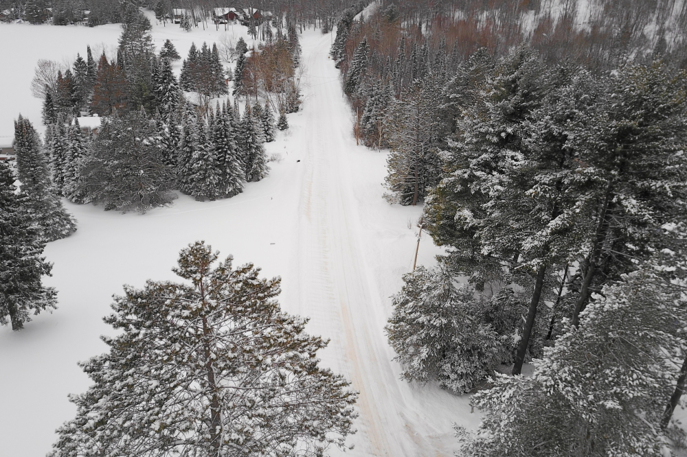 The moderate snows plus the 6+ inches on Saturday morning have kept local roads white and icy.