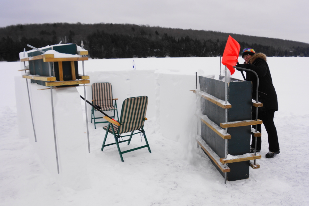 Forms were filled. Snow sintered.  In just a few hours, ramparts began to take shape.