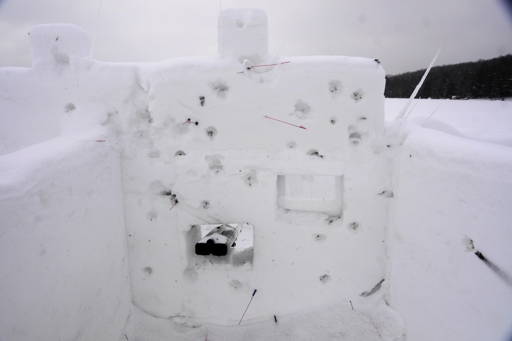 Maintaining a even level of return fire while hearing and feeling chunks of wall being blown out just a few feet away was the highlight of the evening for me. .