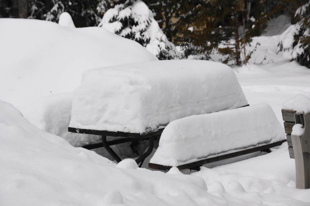 It was also noted on Sunday that even though we have not had any huge snow event this season, the moderate ones are starting to add up.