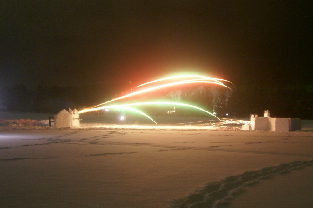  The quiet would suddenly be replaced with a sudden barrage of color (with report!).