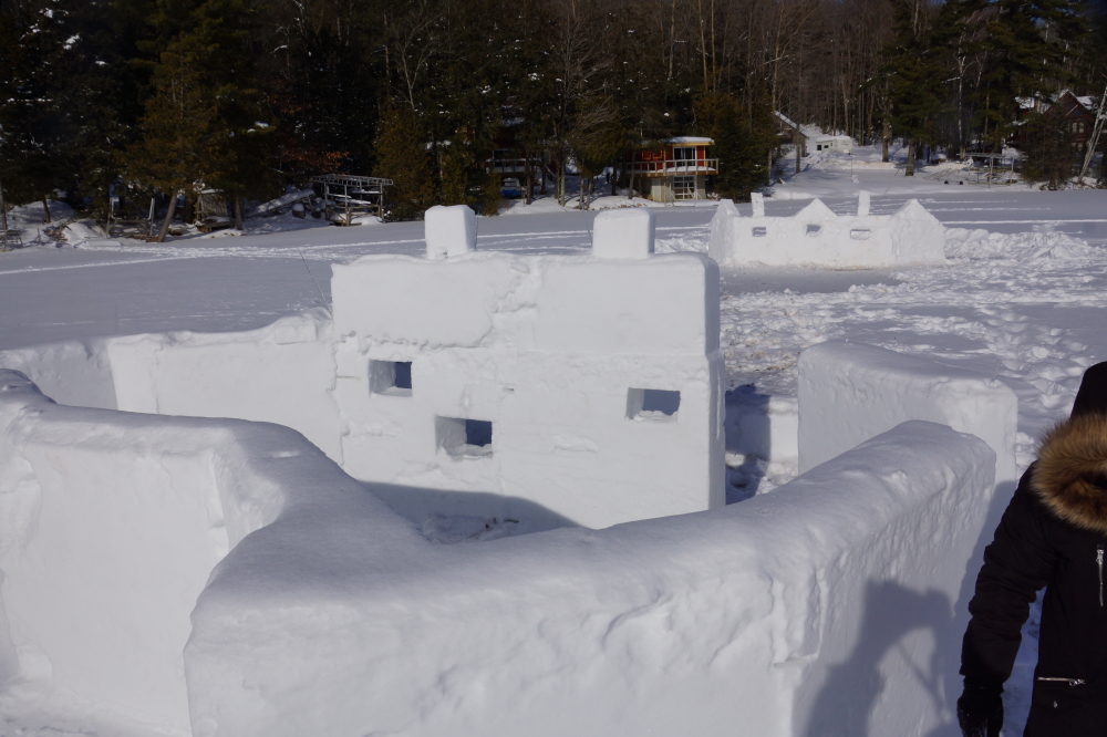 So far, the forts built for the war are holding up well. 