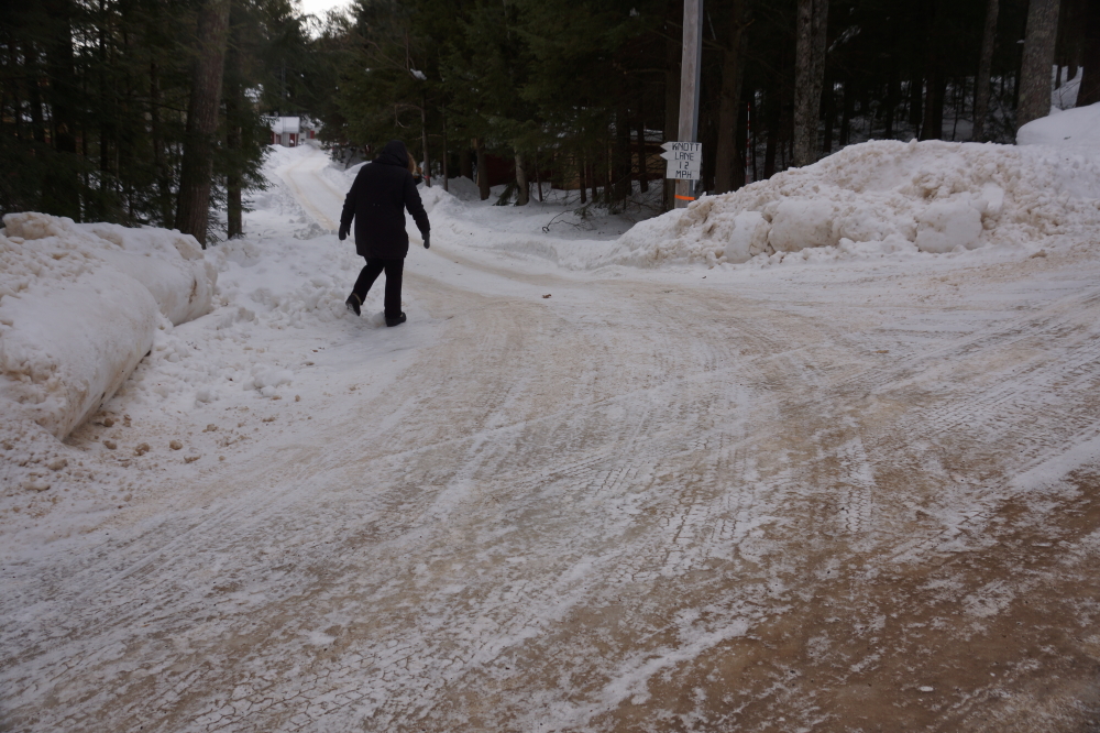 Hard and frictionless also best describes Knott Lane. Especially the North end. Hey Knott Lane, Norway called. They want their glacier back!