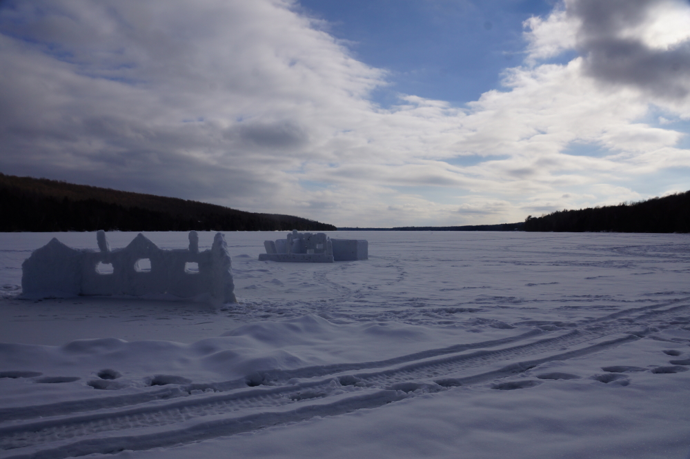 It's cold outside. This is what happens when you have a Zombie Deep Winter doddering around your lawn and lake.  The frequent sub-zero (°F) mornings are unfun, but it's in the daily highs that there is hope. Most days have soared over 20°F.  The icy undead fingers of Deep Winter seem to be losing their grip on the season. Huzzah! Thaw can't come fast enough for me.<br><br>-Nemo fears the undead.