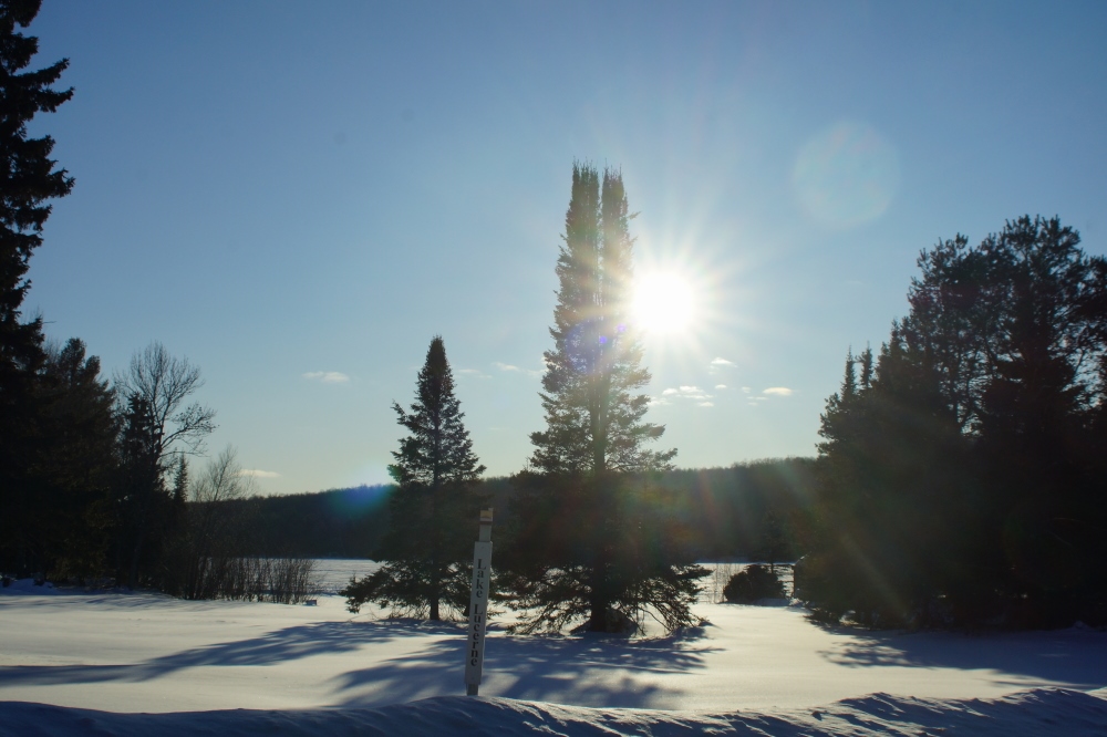 Then came another foretelling sunset and we knew that the warmth that swaddled our shire during middle week would be bracketed by two towers of cold.