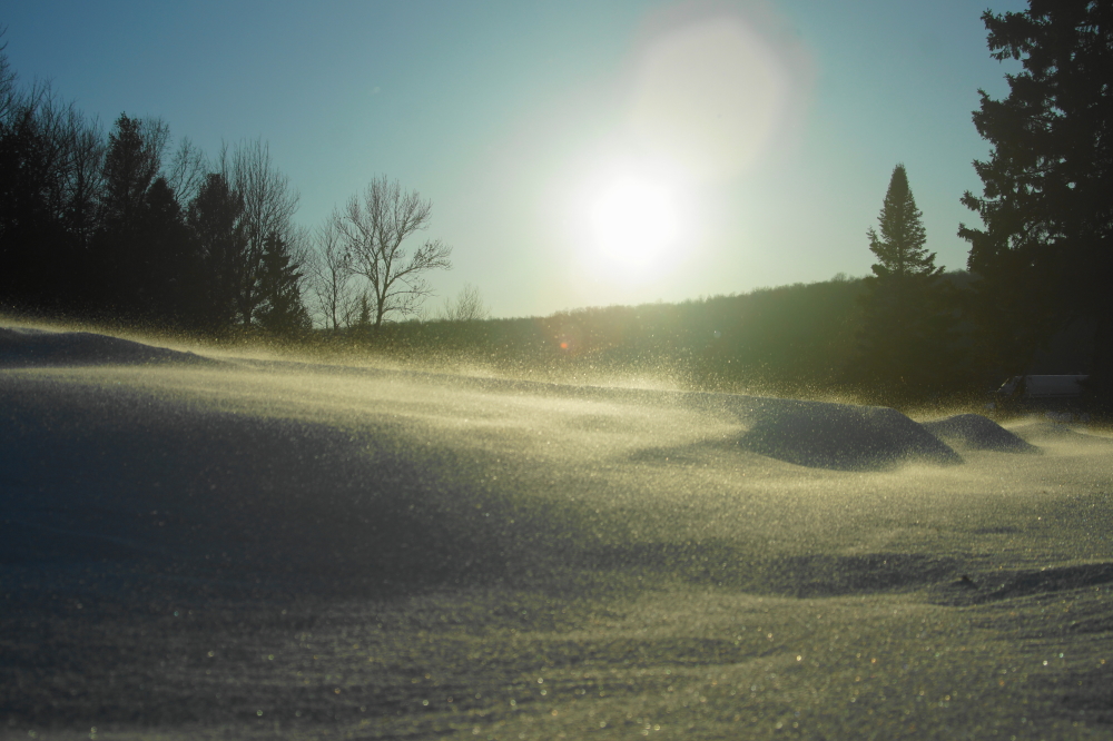 It also dumped 18 inches on parts of the bar's driveway.