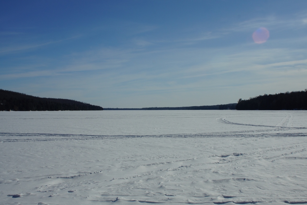 The roads (with the exception of Knott Lane) are clear.  The sound of dripping, running water fills the northwoods. The bottle rocket forts have fallen. It sure feels like Spring. A casual glance at the calendar makes it clear that this feeling will not last.  Fake Spring should not be held on to, only enjoyed while it's here. To take some sting out of Winter's return, we'll get this year's ice-out contest up sometime this week. <br><br>-Nemo enjoys a good fake Spring.