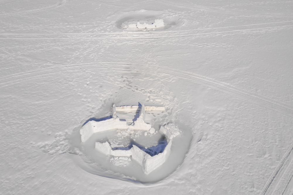 The snow forts of January might not be ready for a round two, but they are in surprisingly good shape for this late in the season.