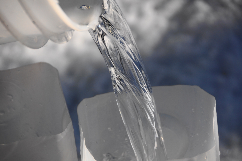 Normally, our first run is measured in pints with the bottoms of the buckets just covered over. This season started with a few overflowing buckets and pain for those that didn't properly stretch before trudging the trails.