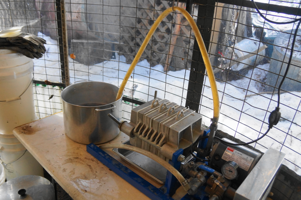 With the maples frozen to a stop, many took the week's earlier bounty and boiled it down to syrup.